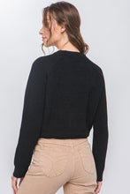 Load image into Gallery viewer, Knit Pullover Sweater With Cold Shoulder Detail