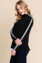 Load image into Gallery viewer, Long Sleeve Solid Mock Neck Casual Top