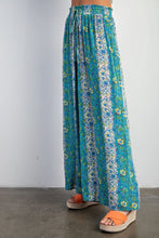 Load image into Gallery viewer, Floral Print Gauze Palazzo Pants