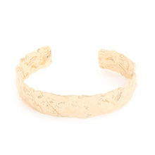 Load image into Gallery viewer, Hammered Metal Cuff Bracelet