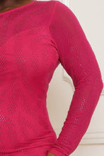 Load image into Gallery viewer, Animal Print Rhinestone Mesh Plus Size Mini Dress
