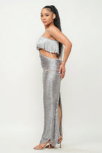 Load image into Gallery viewer, Lux Fringe Maxi Dress