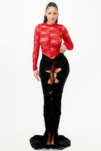 Load image into Gallery viewer, Lace Bodysuit & Mermaid Skirt