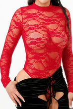 Load image into Gallery viewer, Lace Bodysuit & Mermaid Skirt