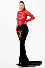 Load image into Gallery viewer, Lace Bodysuit & Mermaid Skirt