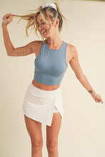 Load image into Gallery viewer, Corset Inspired Cropped Tank Top