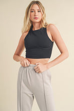 Load image into Gallery viewer, Corset Inspired Cropped Tank Top