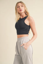 Load image into Gallery viewer, Corset Inspired Cropped Tank Top