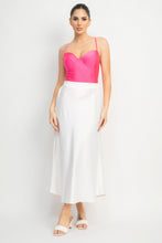 Load image into Gallery viewer, Rhinestone Strap Sweetheart Bodysuit
