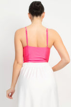 Load image into Gallery viewer, Rhinestone Strap Sweetheart Bodysuit
