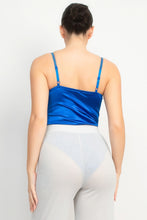 Load image into Gallery viewer, Rhinestone Strap Sweetheart Bodysuit
