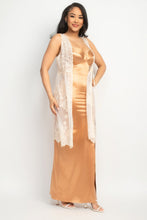 Load image into Gallery viewer, Sheer Embroidered Lace Vest
