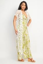 Load image into Gallery viewer, Crocheted Open-front Fringe Kimono
