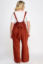 Load image into Gallery viewer, French Terry Wide Leg Jumpsuit Overalls
