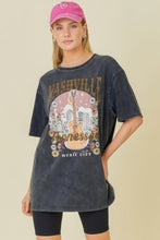 Load image into Gallery viewer, Washing Nashville Music City Graphic T-shirts
