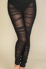 Load image into Gallery viewer, Ruched Poly Mesh Leggings
