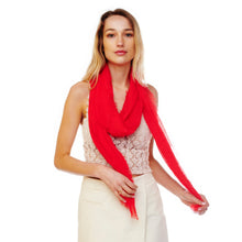 Load image into Gallery viewer, Solid Oblong Scarf
