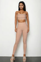 Load image into Gallery viewer, Ribbed Tube Top &amp; Leggings Set
