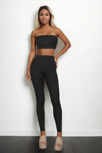 Load image into Gallery viewer, Ribbed Tube Top &amp; Leggings Set
