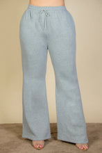 Load image into Gallery viewer, Plus Size Drawstring Waist Slant Pocket Sweatpants
