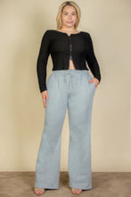 Load image into Gallery viewer, Plus Size Drawstring Waist Slant Pocket Sweatpants
