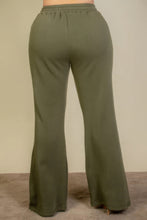 Load image into Gallery viewer, Plus Size Drawstring Waist Slant Pocket Sweatpants
