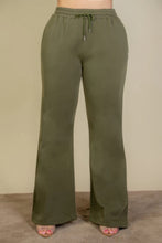 Load image into Gallery viewer, Plus Size Drawstring Waist Slant Pocket Sweatpants
