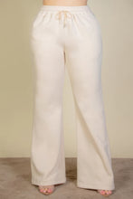Load image into Gallery viewer, Plus Size Drawstring Waist Slant Pocket Sweatpants
