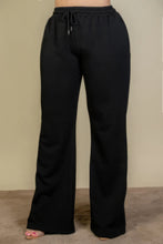 Load image into Gallery viewer, Plus Size Drawstring Waist Slant Pocket Sweatpants
