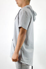 Load image into Gallery viewer, Men&#39;s Casual Short Sleeve Zip-up Hoodie Tops
