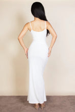 Load image into Gallery viewer, Ribbed Mermaid Hem Camisole Maxi Dress

