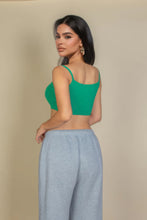 Load image into Gallery viewer, Ribbed Knit Cami Crop Top
