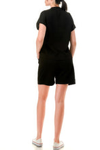 Load image into Gallery viewer, Air Cotton Monochrome Tee And Shorts Set
