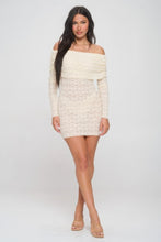 Load image into Gallery viewer, Off Shoulder Lace Dress
