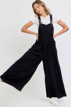Load image into Gallery viewer, Adjustable Strap Overall Wide Leg Jumpsuit
