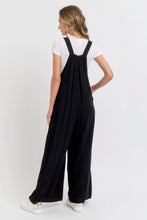 Load image into Gallery viewer, Adjustable Strap Overall Wide Leg Jumpsuit
