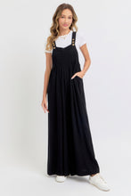 Load image into Gallery viewer, Adjustable Strap Overall Wide Leg Jumpsuit
