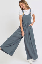 Load image into Gallery viewer, Adjustable Strap Overall Wide Leg Jumpsuit
