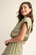 Load image into Gallery viewer, Printed drop shoulder cropped shirt
