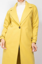 Load image into Gallery viewer, Collar pocketed coat
