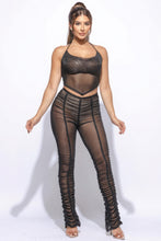 Load image into Gallery viewer, Halter Top Ruched Pants Set
