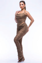 Load image into Gallery viewer, Halter Top Ruched Pants Set
