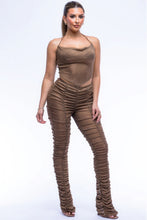 Load image into Gallery viewer, Halter Top Ruched Pants Set
