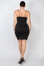 Load image into Gallery viewer, Rhinestones Double-layer Cami Dress
