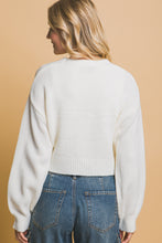 Load image into Gallery viewer, Mid cropped flower cardigan
