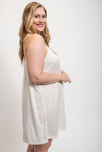Load image into Gallery viewer, V-neck slip dress with adjustable straps
