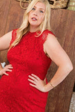 Load image into Gallery viewer, Lace Crochet Mini Raglan Dress With Zipper Back
