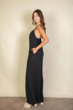 Load image into Gallery viewer, Spaghetti Strap Solid Wide Jumpsuit
