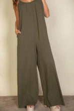 Load image into Gallery viewer, Spaghetti Strap Solid Wide Jumpsuit
