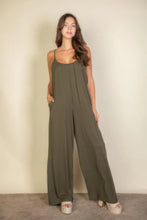 Load image into Gallery viewer, Spaghetti Strap Solid Wide Jumpsuit
